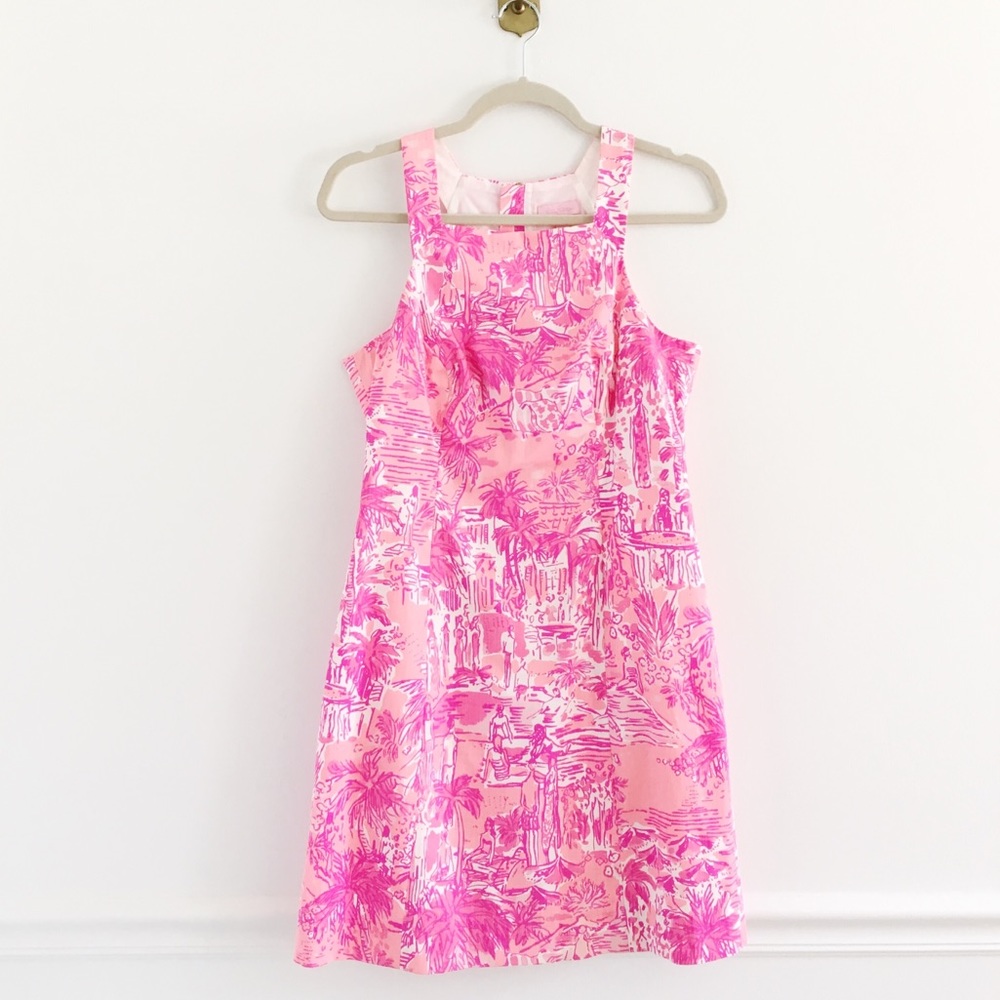 Lilly Pulitzer Pink Simone Printed Shift Dress